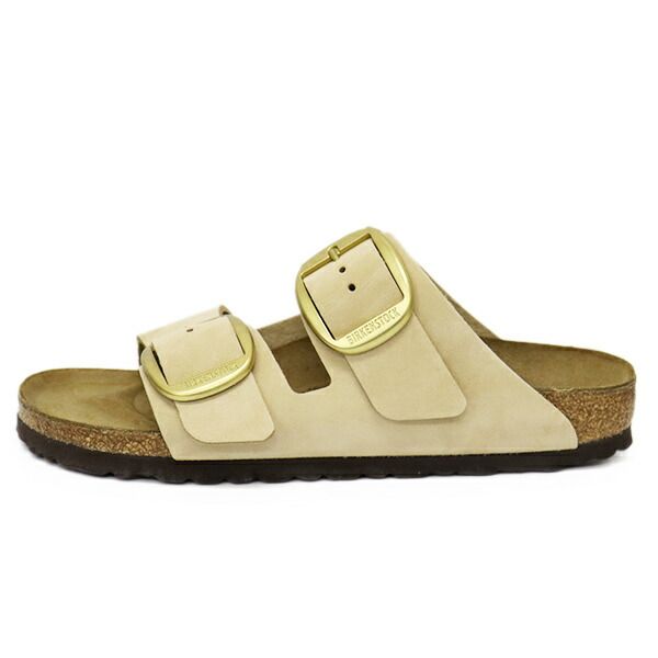 BIRKENSTOCK (ビルケンシュトック) 1024064 ARIZONA BIG BUCKLE アリゾナ ビッグバックル ヌバックレザーサンダル  SAND CASTLE ナロー幅 BI280 ナロー幅 36-約23.0cm