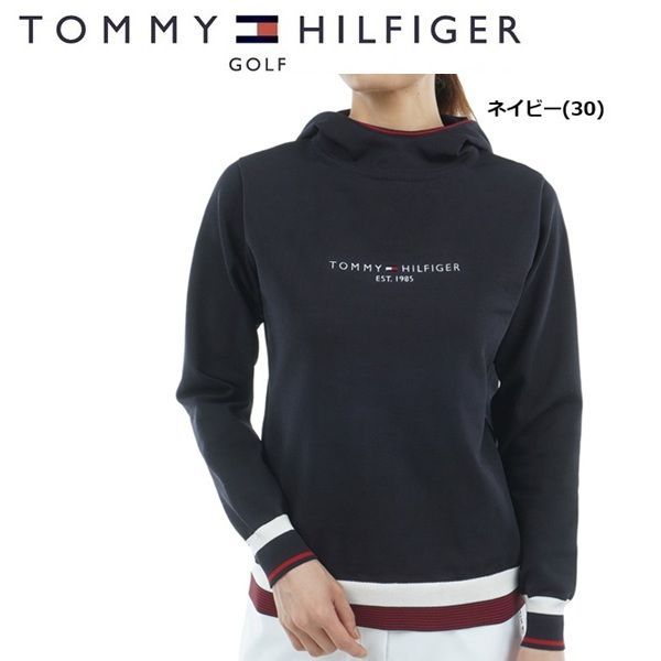 トミーヒルフィガー ゴルフ レディースフロントロゴ クルーネック