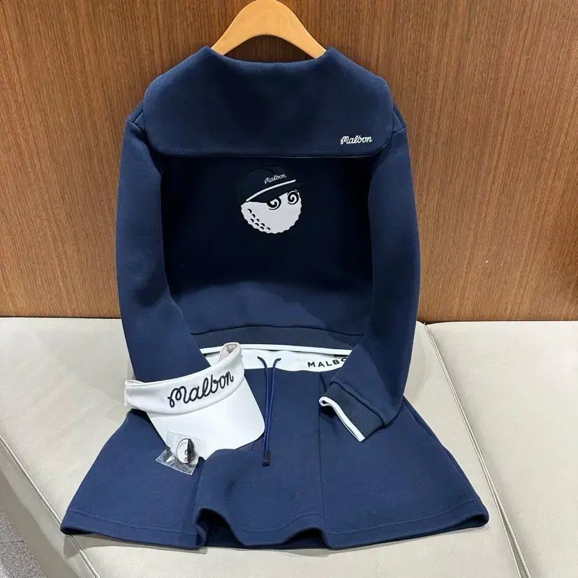 MALBON GOLF マルボンゴルフ ゴルフ エアリー セーラー Tシャツ スカート セット