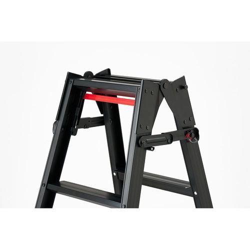 満足保障！ ▽▽ 長谷川工業 BLACK LABEL RHB-09a はしご兼用脚立 ブラックレーベル 品