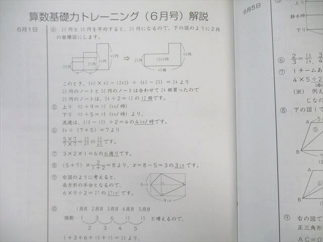 SAPIX 小6 サピックス 算数 基礎力トレーニング 通年セット 【計12回分】 2023 ☆ 040M2D SAPIX 小6 サピックス 算数 基礎力トレーニング 通年セット 【計