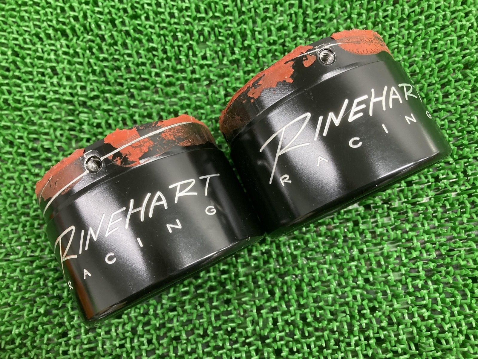 RINEHART製ツーリング マフラーエンドキャップ 社外 バイク 部品