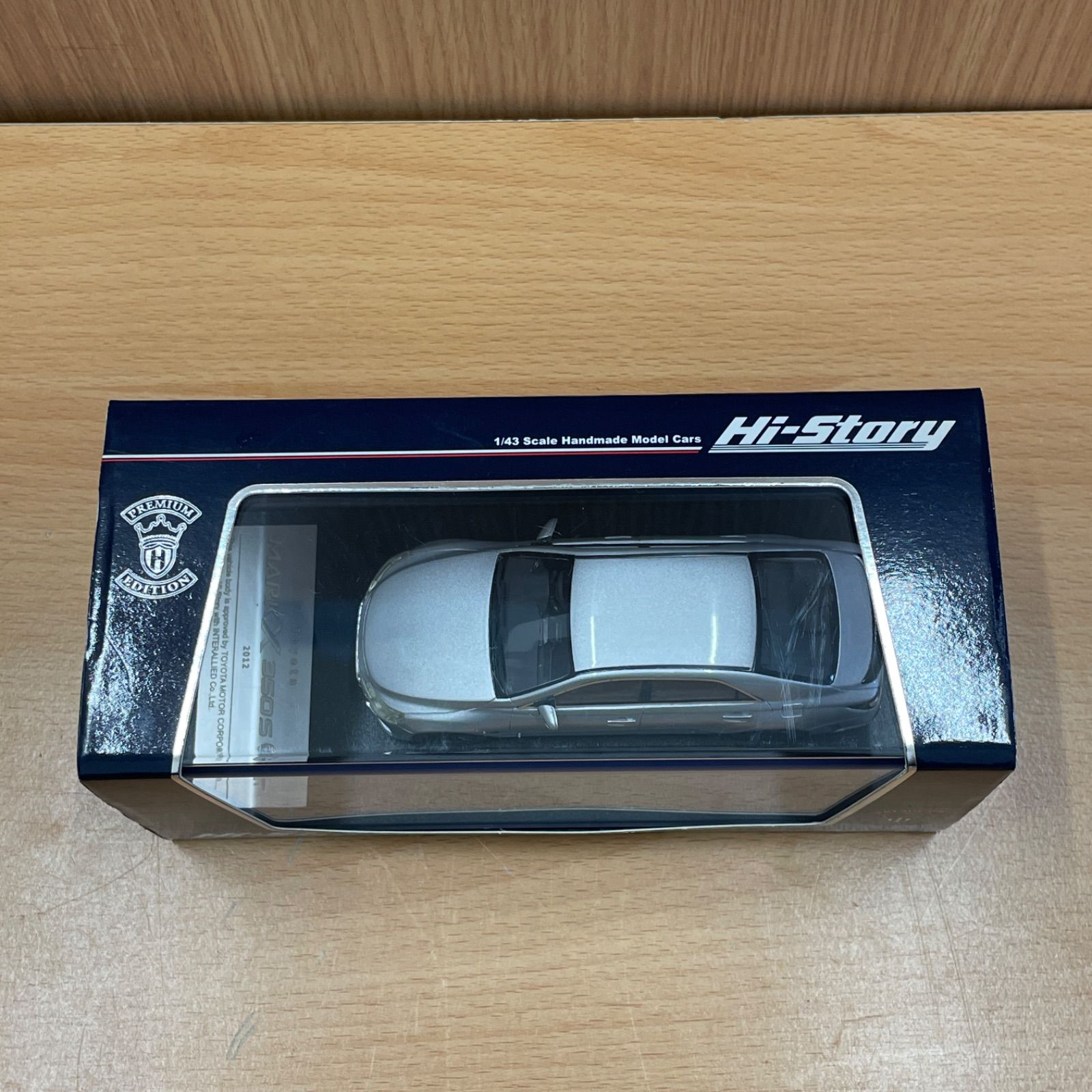 □ハイストーリー TOYOTA マークX G`s 2012 シルバーメタリック 1/43