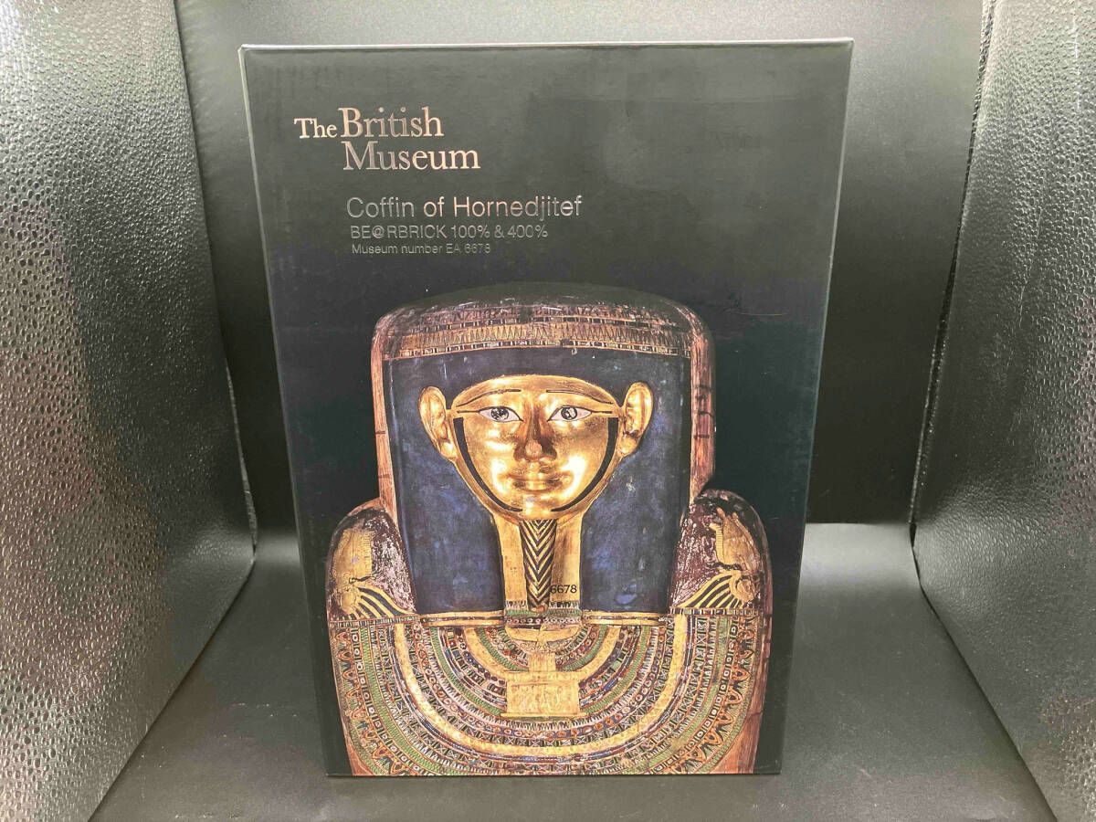 メディコム トイ The British Museum Coffin of Hornedjitef -400% BE RBRICK BE RBRICK|BE RBRICK