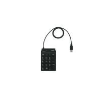 バッファロー　スリムテンキーボード　ＵＳＢハブ（２ポート）Ｔａｂキー付き BSTKH08BK【ＢＵＦＦＡＬＯ】