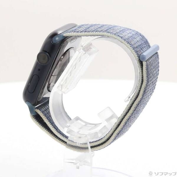 〔 品〕 Apple Watch Series 8 GPS 45mm ミッドナイトアルミニウムケース ストームブルースポーツループ 262