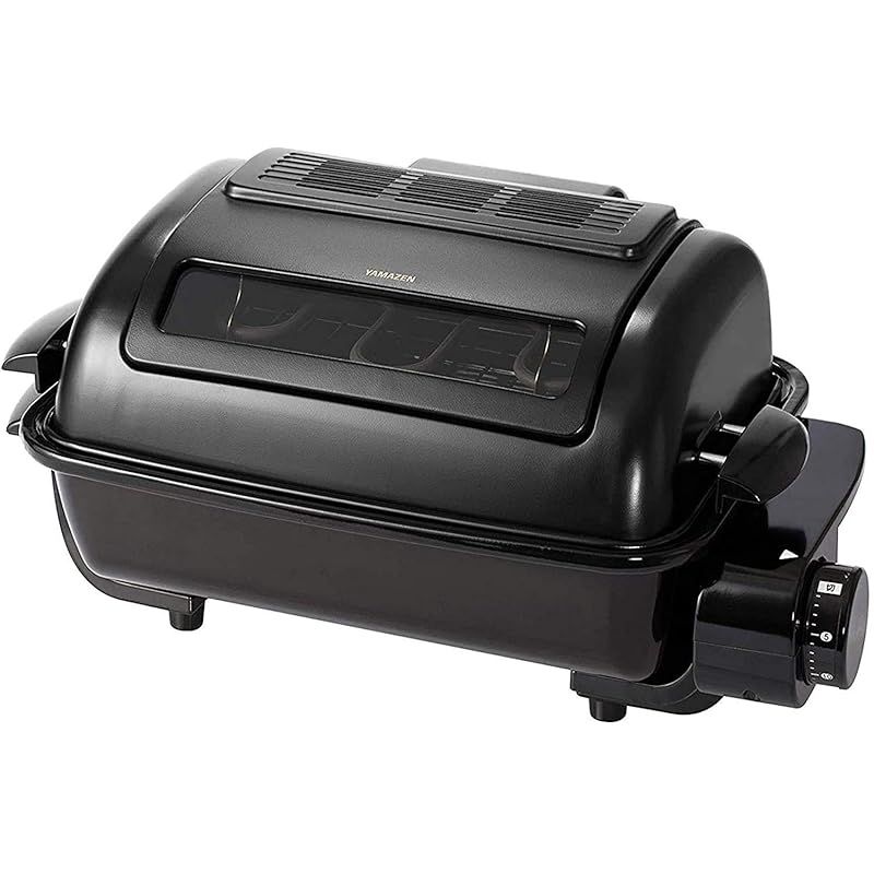 山善] ワイドグリル フィッシュロースター 購入 マットブラック NFR