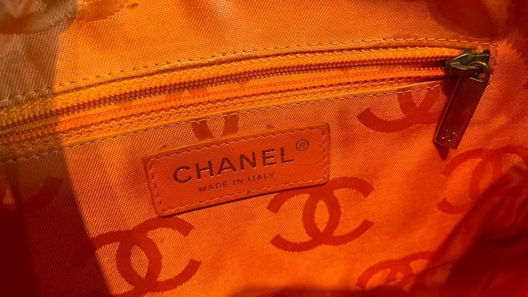 CHANEL シャネル カンボンライン ブラウン アクセサリーポーチ