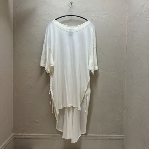 ANN DEMEULEMEESTER アンドゥムルメステール 半袖カットソー ロング丈Tシャツ ホワイト size-S【代官山09】 - メルカリ