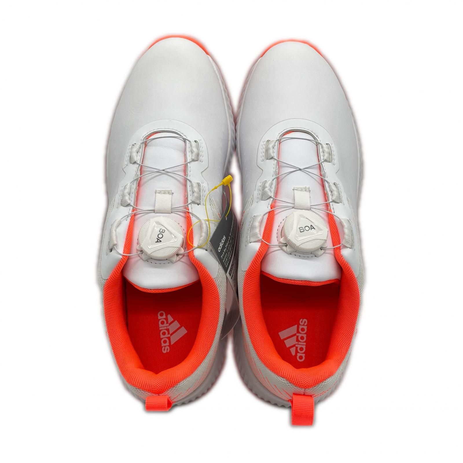 アディダスゴルフ adidas GOLF ゴルフシューズ 24.5 cm ホワイト×オレンジ レスポンス バウンス ボア EF 2012 ストレッチ用品 口コミゴルフ用品