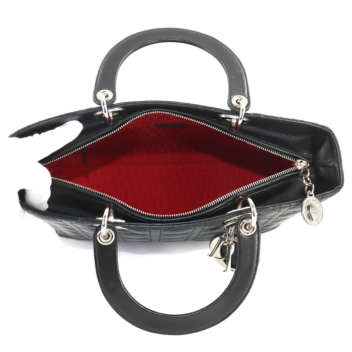 1点モノ DIOR レディディオール ラージ ハンド ショルダーバック Dior ディオール レディディオール ラージ カナージュ