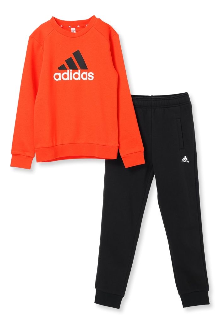 【新品・5営業日で発送】ADIDAS アディダス 43_UESSBLトラックスーツ (DTP58) 色 : TOP:ブLRED_B サイズ : J150 
