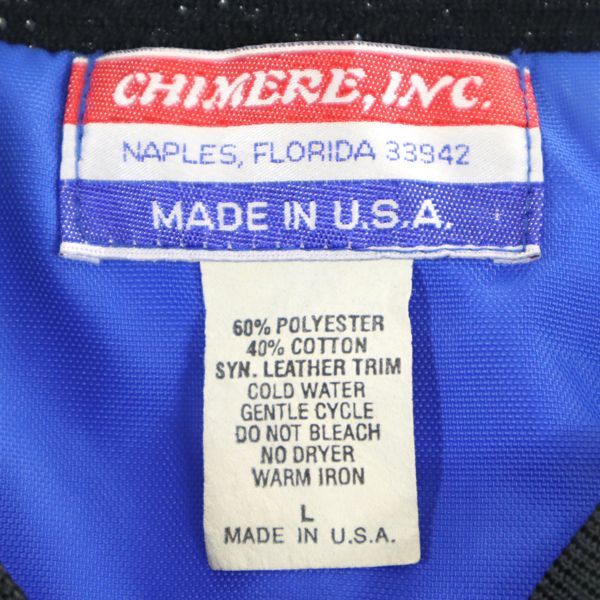 【中古】 80ｓ USA製 セーリング ジャケット L ブルー CHIMERE メンズ 【200417】