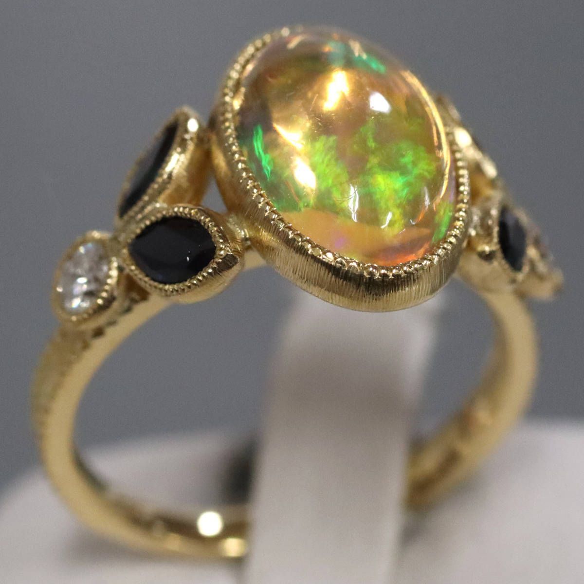 K18ウォーターオパールダイヤモンドリング WO2.85 5.8g #12 - メルカリ 