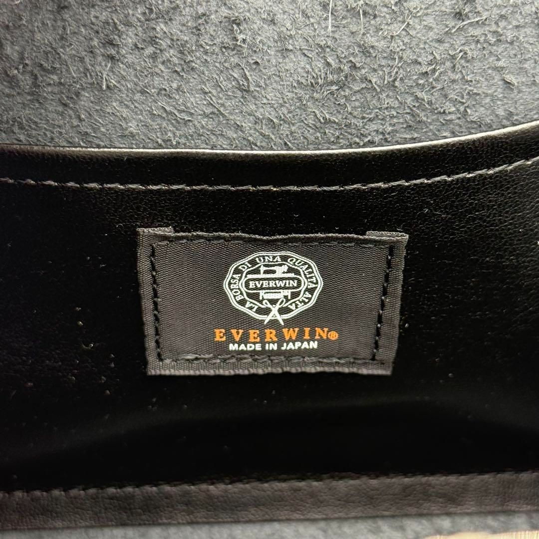 美品】EVERWIN 車掌鞄 ショルダーバッグ ヴィンテージ レザー