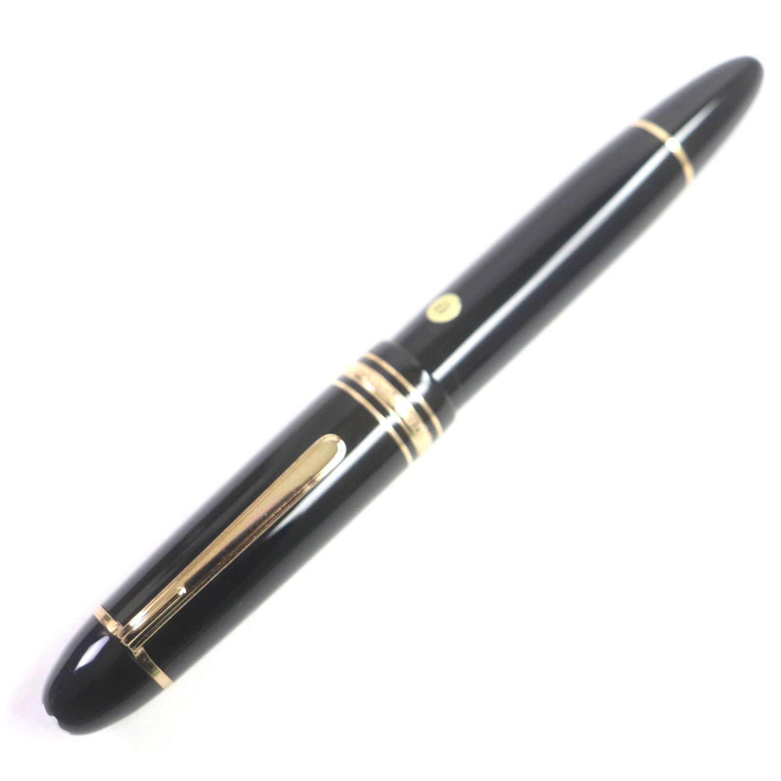 極美品▼MONTBLANC モンブラン マイスターシュテュック No.149 ペン先K14 EFニブ ホワイトスター 万年筆 ブラック ゴールド ドイツ製 メンズ