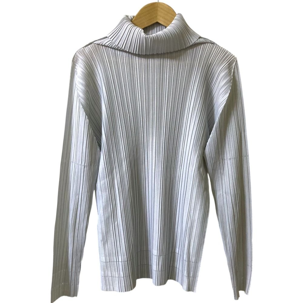 ✨美品✨me ISSEY MIYAKE 変形 カットソー プリーツ ハイネック me ISSEY MIYAKE 変形 プリーツ カットソー ハイネック パープル