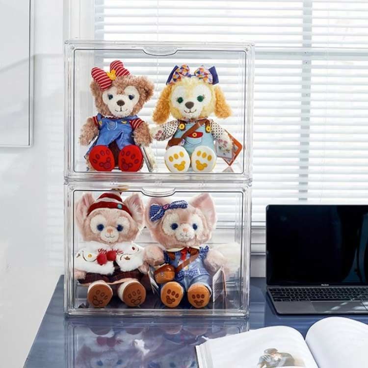 ぬいぐるみ収納ケース 透明 シューズボックス ぬいぐるみケース