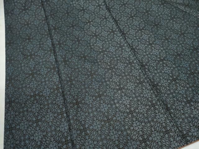 平和屋着物○本場大島紬 9マルキ 七宝花文 正絹 逸品 CAAU2947yc