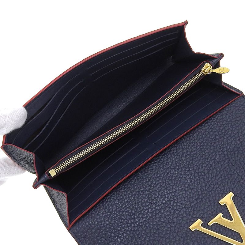 ルイヴィトン LOUIS VUITTON ポルトフォイユ・カプシーヌ 長財布