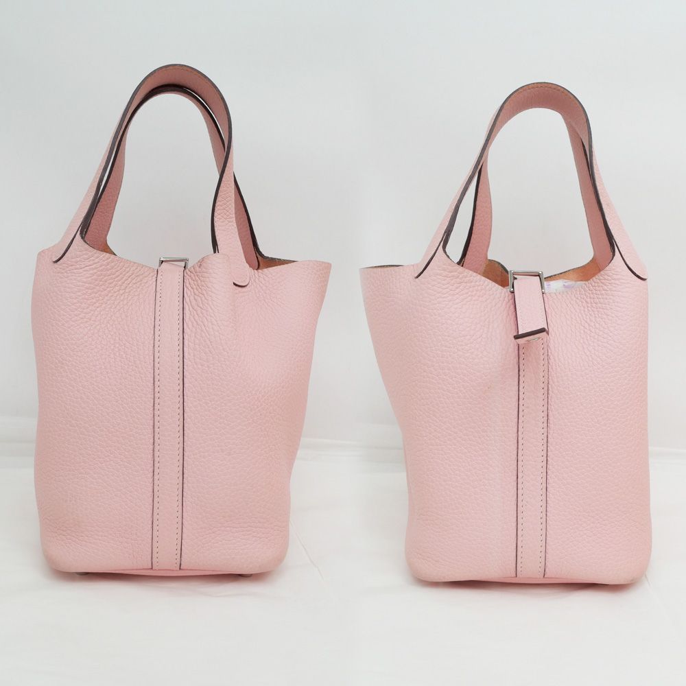 ⭐HERMES　美品　ピコタンロック18　ハンドバッグ　トリヨン　ローズ　ピンク 楽天市場】エルメス ピコタンロック18/PM ローズサクラ トリヨン