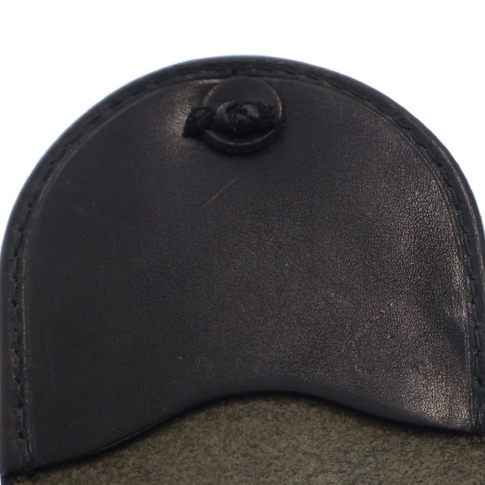 goro's (ゴローズ) 丸形小銭入れ レザーコインケース ブラック