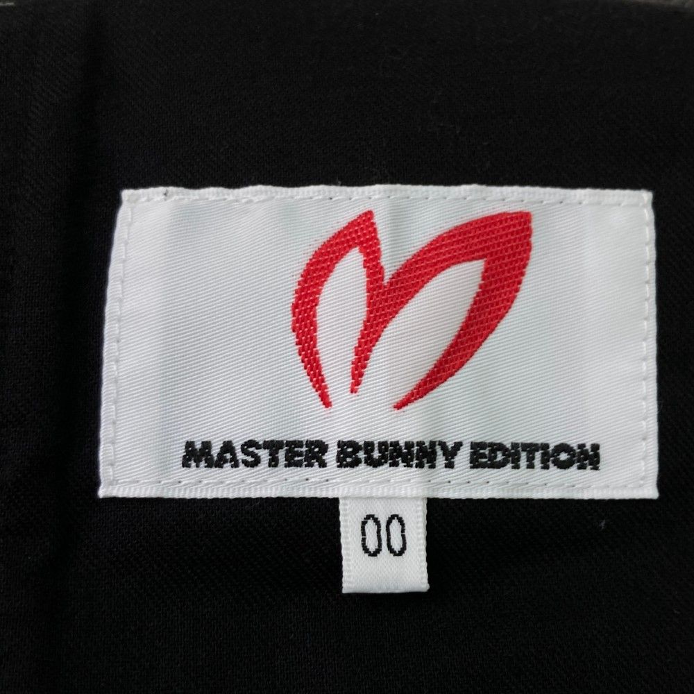 サイズ：00 MASTER BUNNY EDITION マスターバニーエディション  ストレッチスカート サイドプリーツ  ブラック系 [240101423587] ゴルフウェア レディース ストスト サイズ：00 MASTER BUNNY EDITION マスターバニーエディション