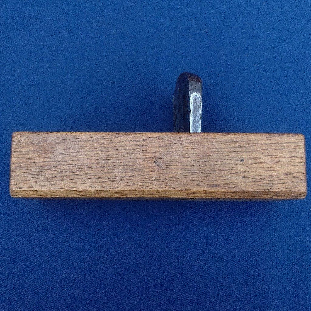 立鉋 台直し鉋 斜め仕込み サクラトモエ 青請合 刃幅約42㎜ 台長約160