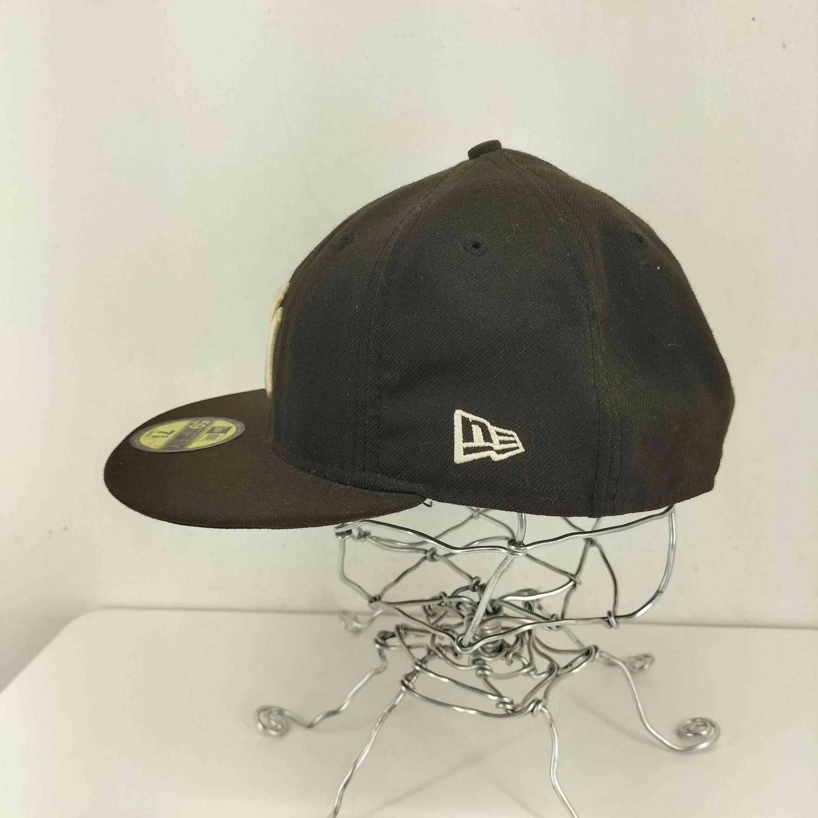 New Era ブラック ベースボールキャップ N°21刺繍 N21 numero ventuno ヌメロ ヴェントゥーノ ×New Era 9FORTY