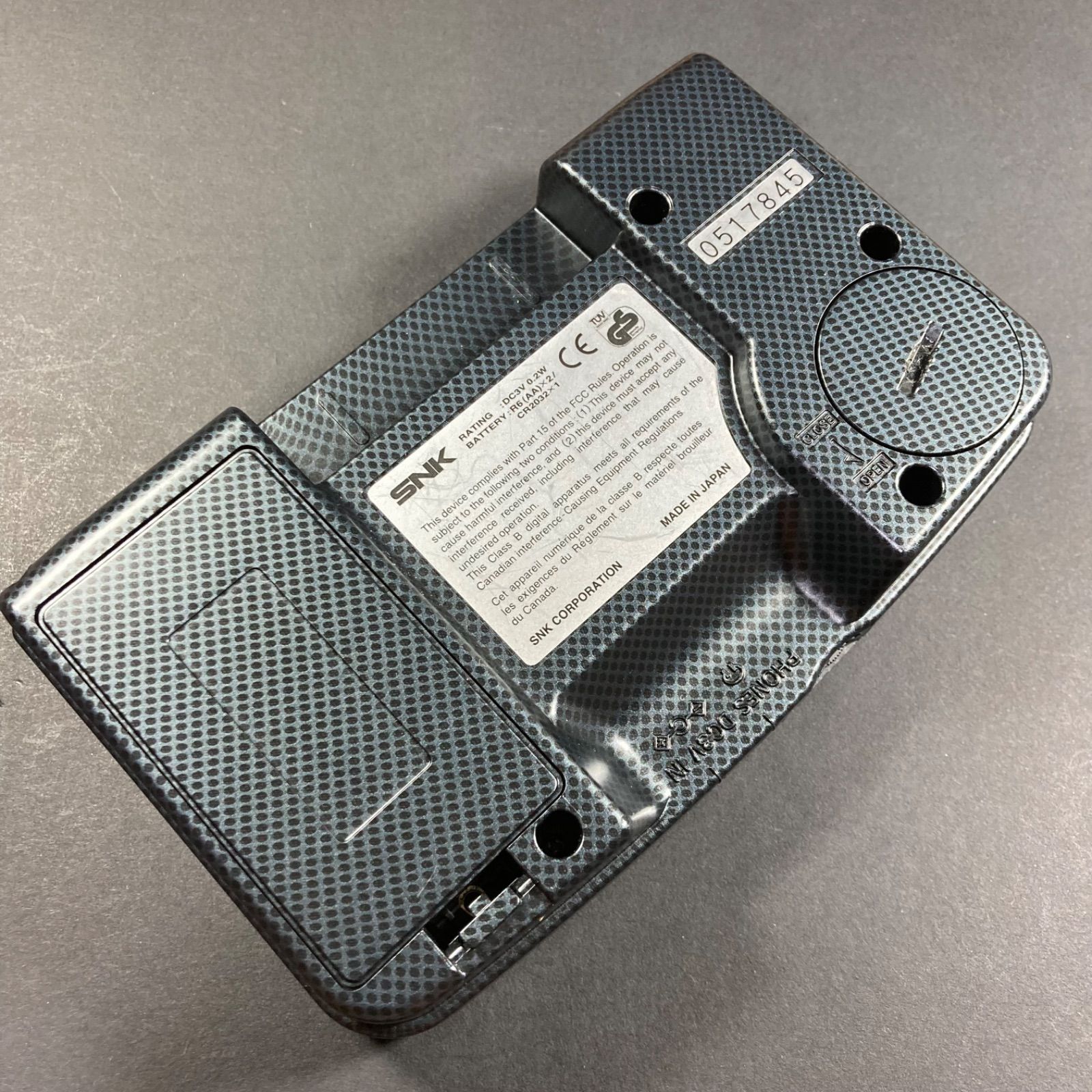 美品】NEO GEO ネオジオポケットカラー 動作確認済み 黒