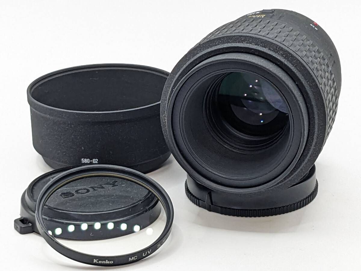 ★美品 / 動作保証★ シグマ SIGMA 105mm F2.8 EX MACRO Sony/Minolta Aマウント用 【付属品多数】 #3925_11_90