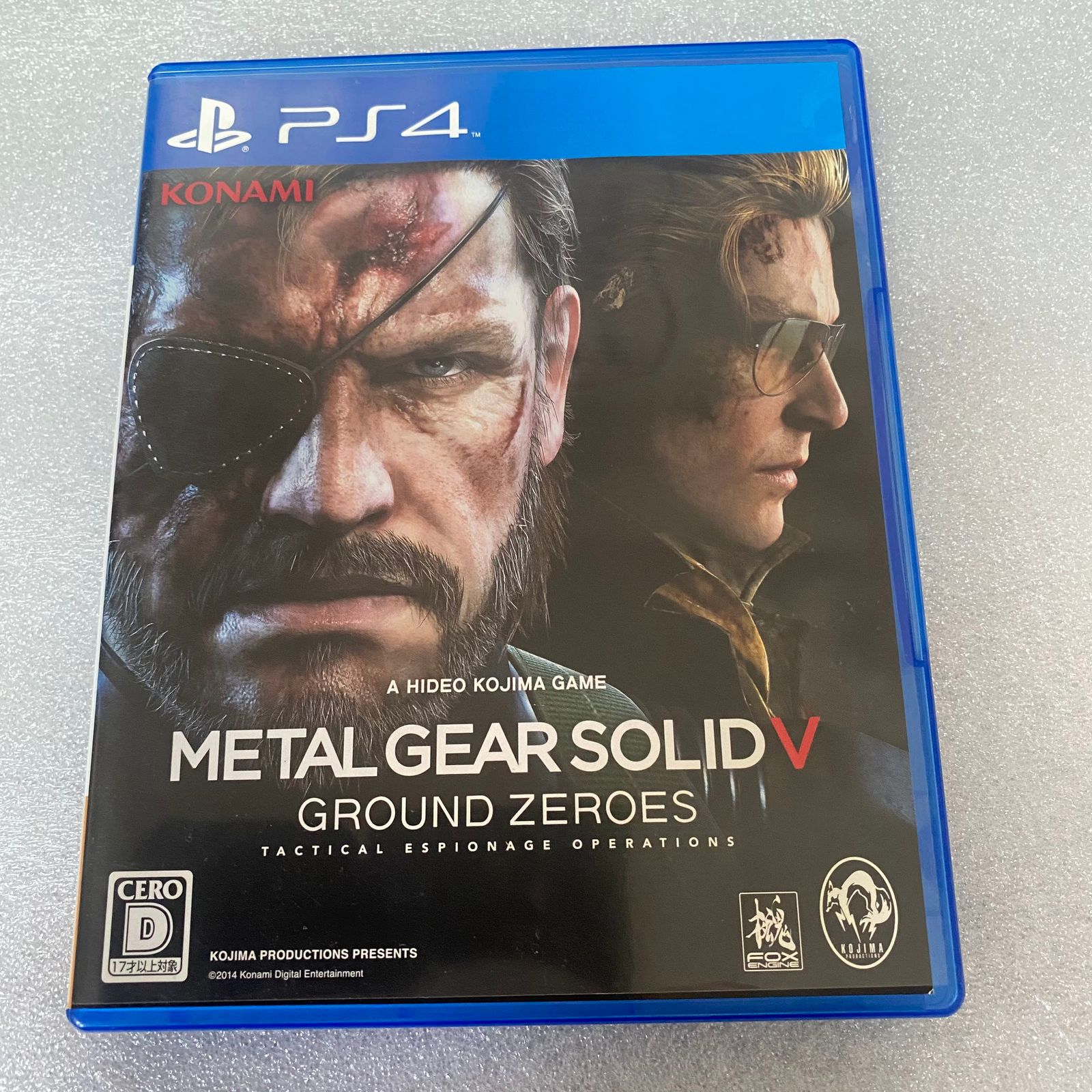 ☆中古品 PS4ソフト メタルギアソリッド5 GROUND ZEROES☆まとめ買いで