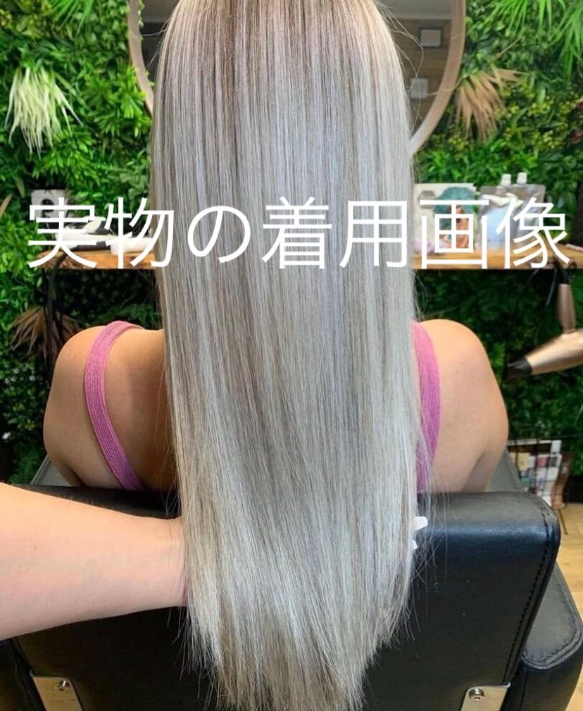 高級レース手植えフルウィッグ 金髪 ハイトーン レースウィッグ