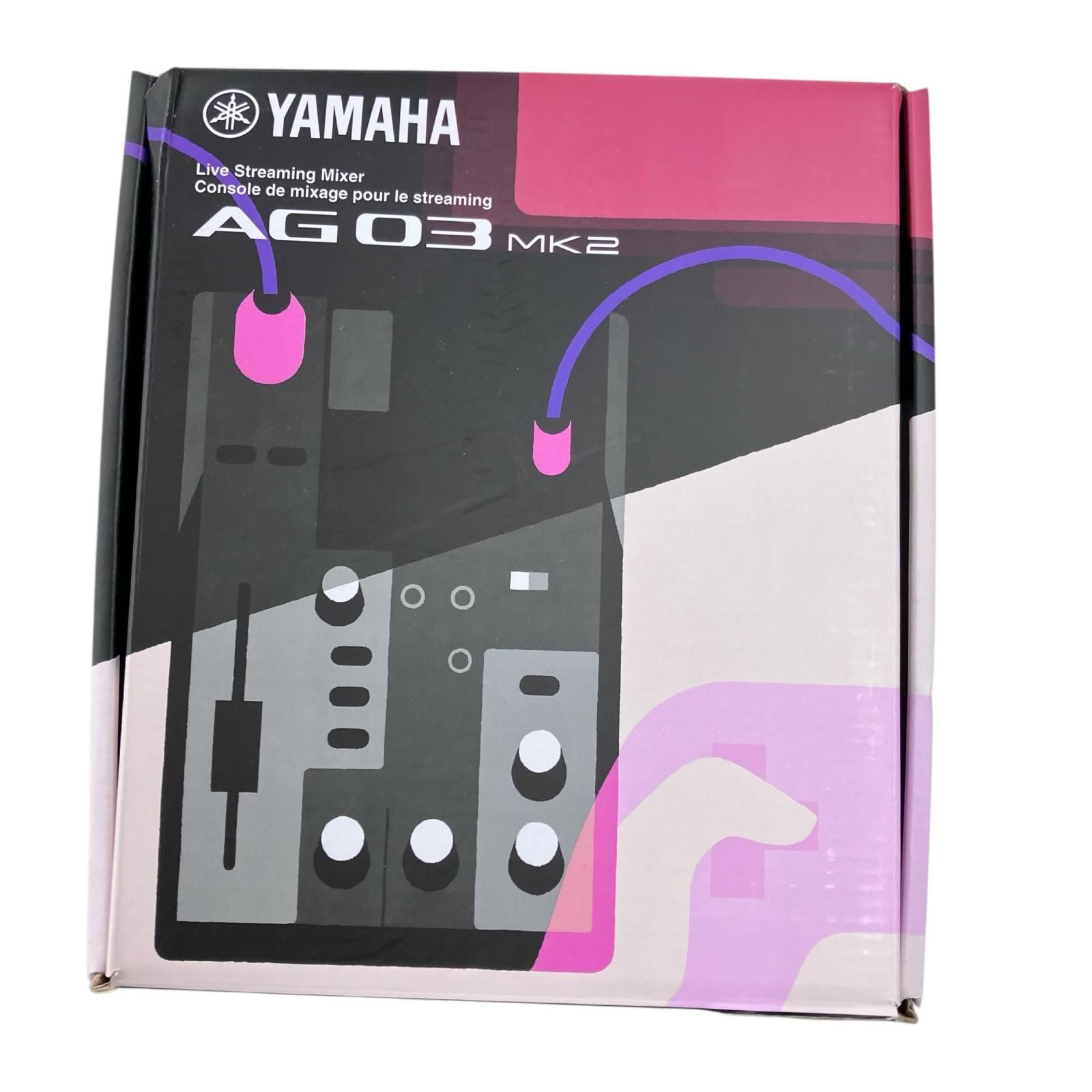 186000 現状品 YAMAHA ヤマハ オーディオインターフェース AG03 MK2