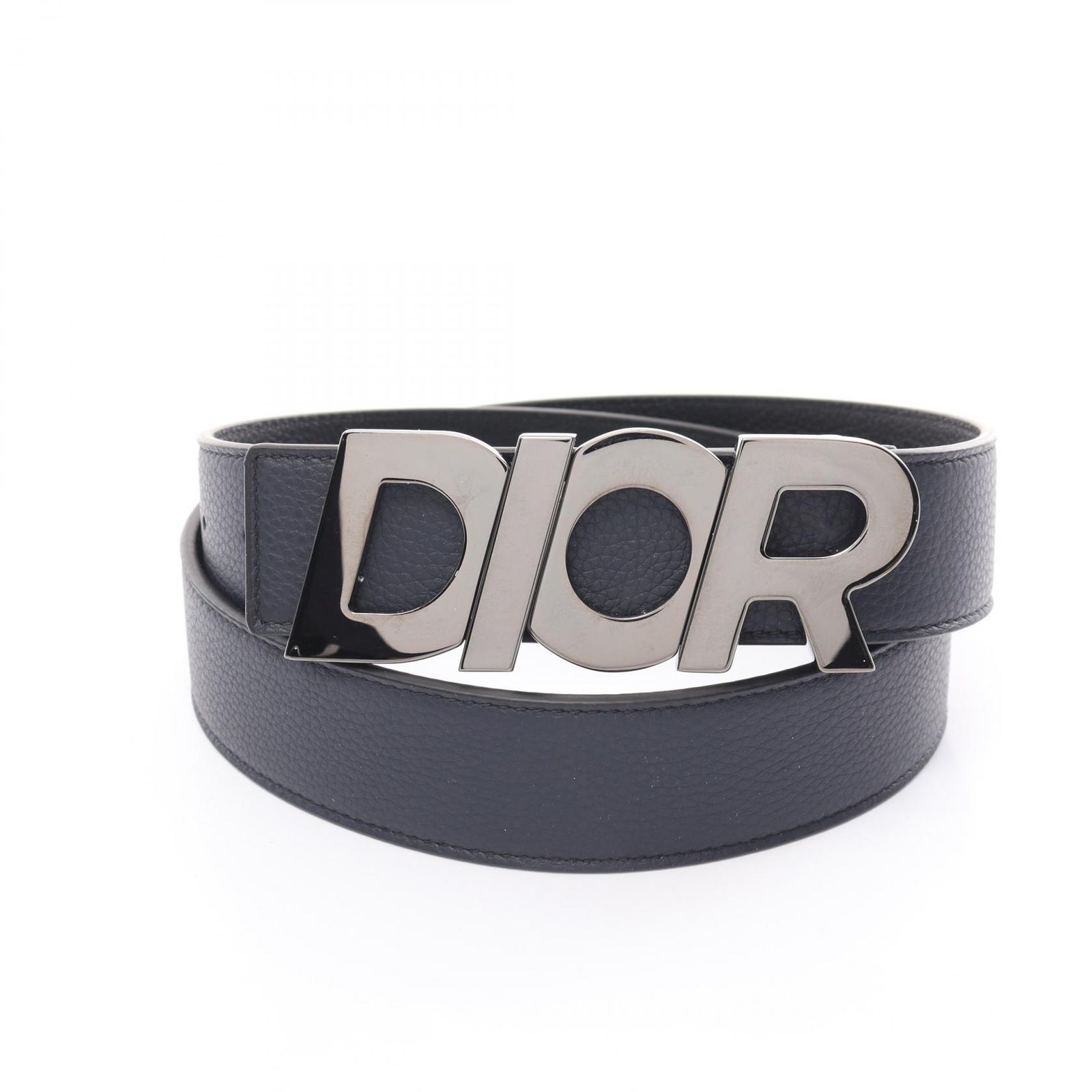 Dior ロゴ入りベルト サイズ48/115 ディオール CD ロゴ ブランドオフ Dior レザー ベルト メンズ