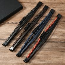 天然タイガーアイストーンアクセント付き おしゃれなリストバンド