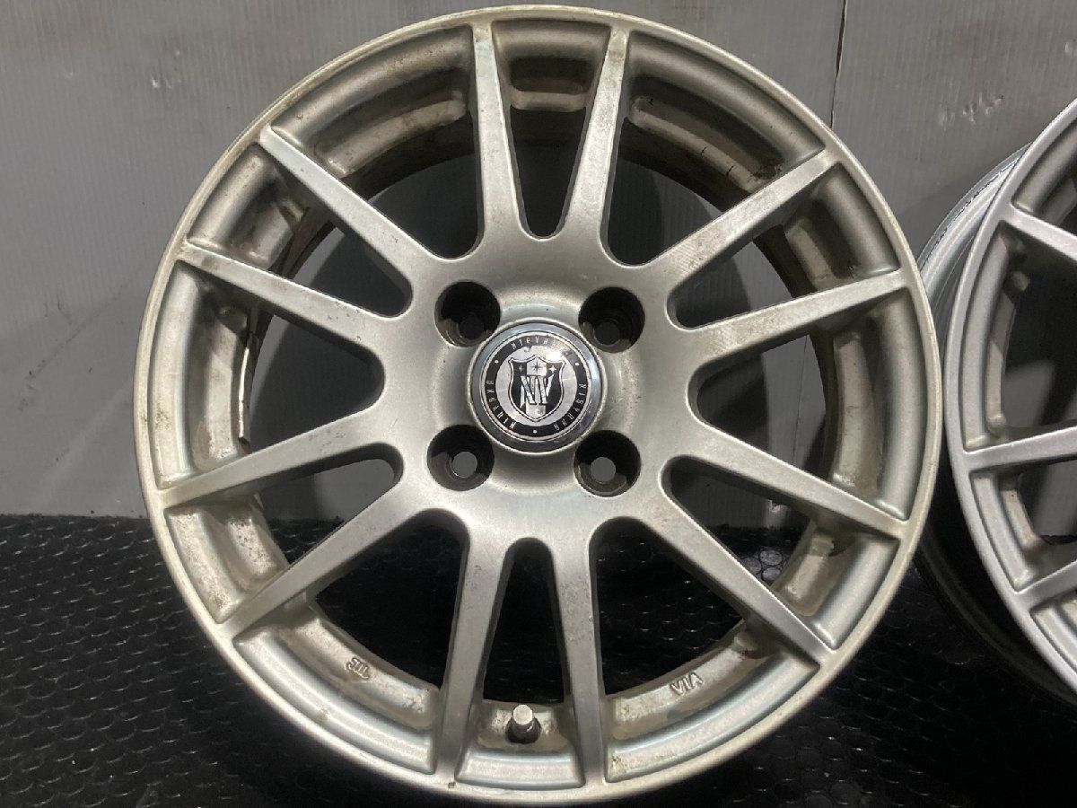 Weds NIRVANA ウェッズ ニルヴァーナ 14インチ 4本 5.5J4HPCD100 42 ルーミー トール タンク ヴィッツ アクア ブーン パッソ等 MHZ791MS