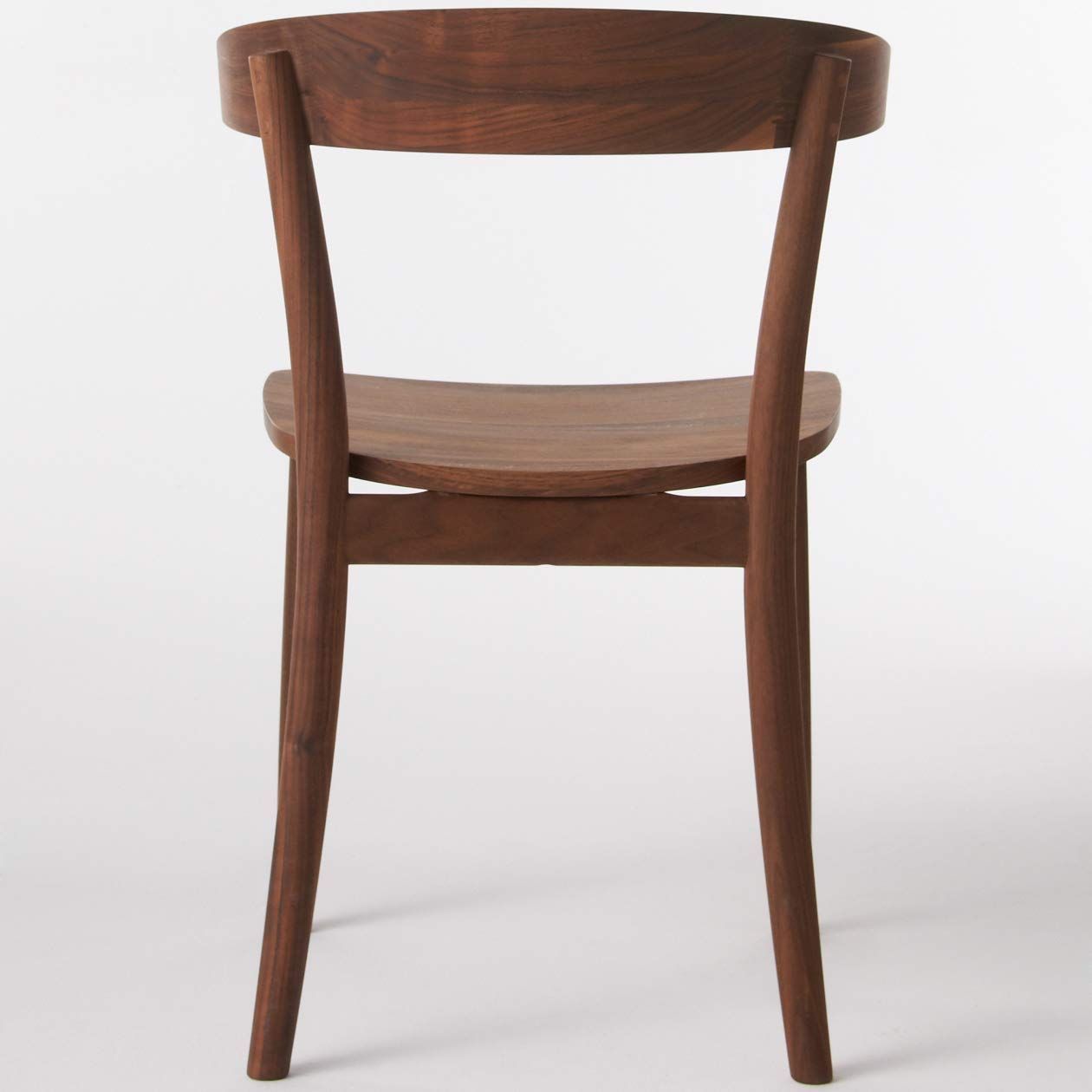 76392439 幅51×奥行50.5×高さ73 ウォールナット無垢材チェア 無印良品