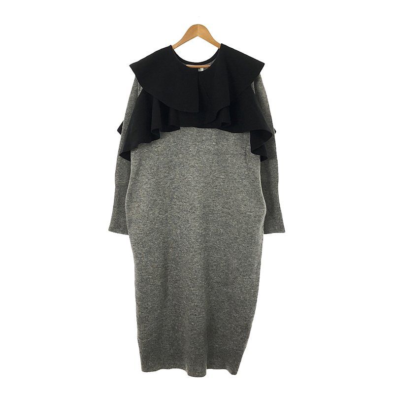 ヘリンドットサイ ［予約］Ruffle knit dress HeRIN.CYE Ruffle knit