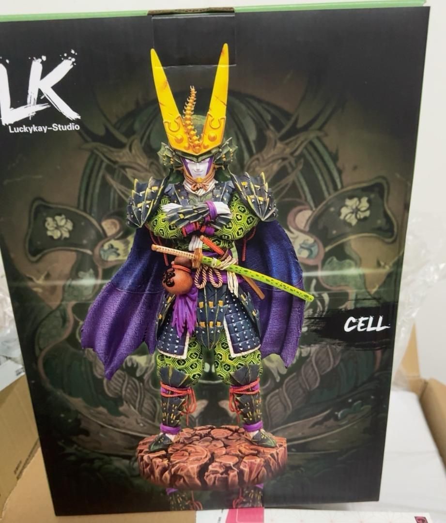 ドラゴンボール セル 武士 ガレージキット フィギュア 塗装済み