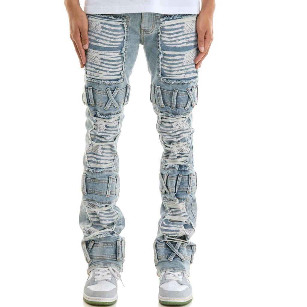 KDNK ディーケーエヌケー Stacked Skinny Flare スタックド スキニーフ ジーンス JNS46
