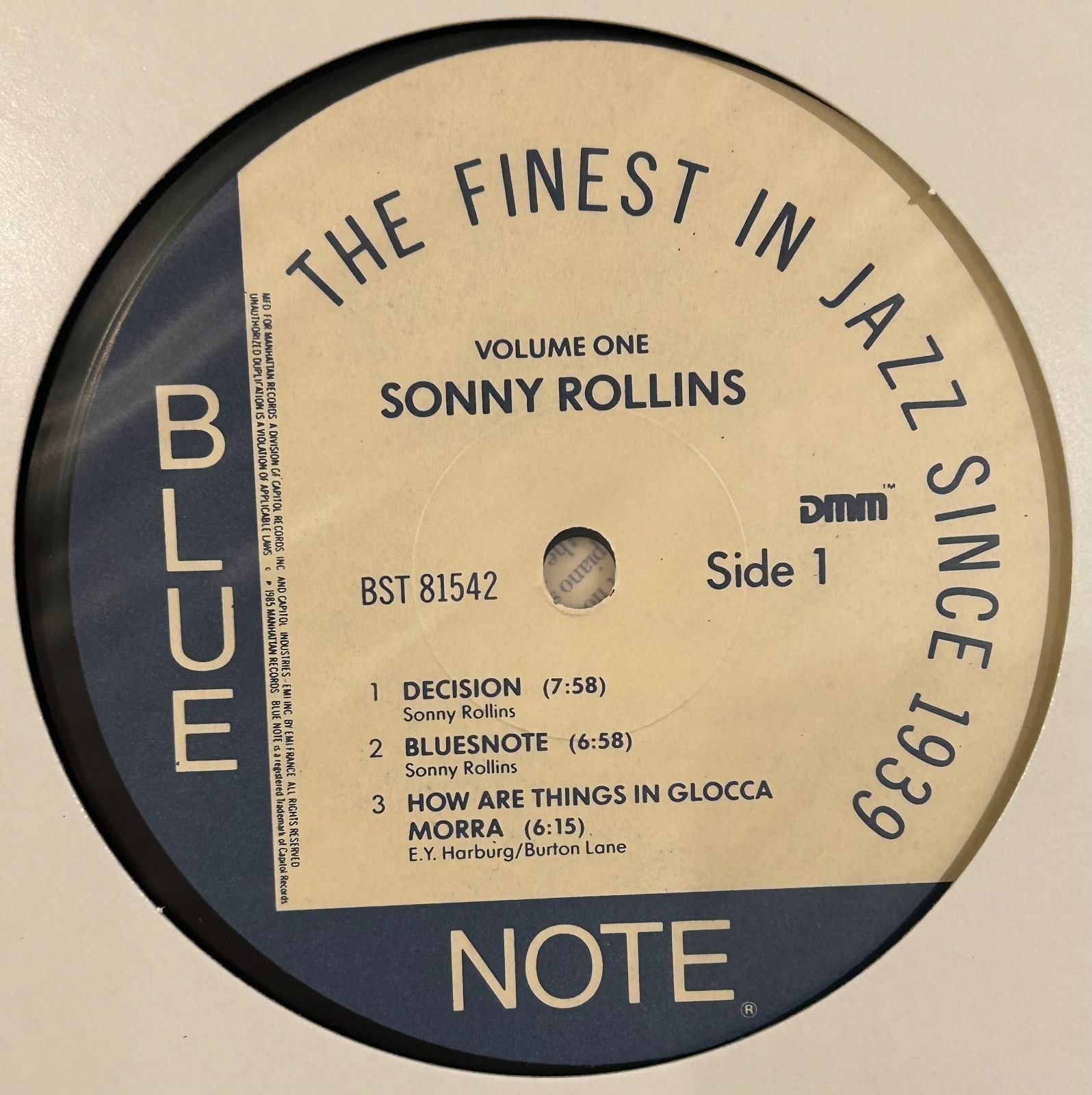【US盤レコード】Sonny Rollins 「Sonny Rollins Vol.1」 ソニー・ロリンズ BLUE NOTE ブルーノート