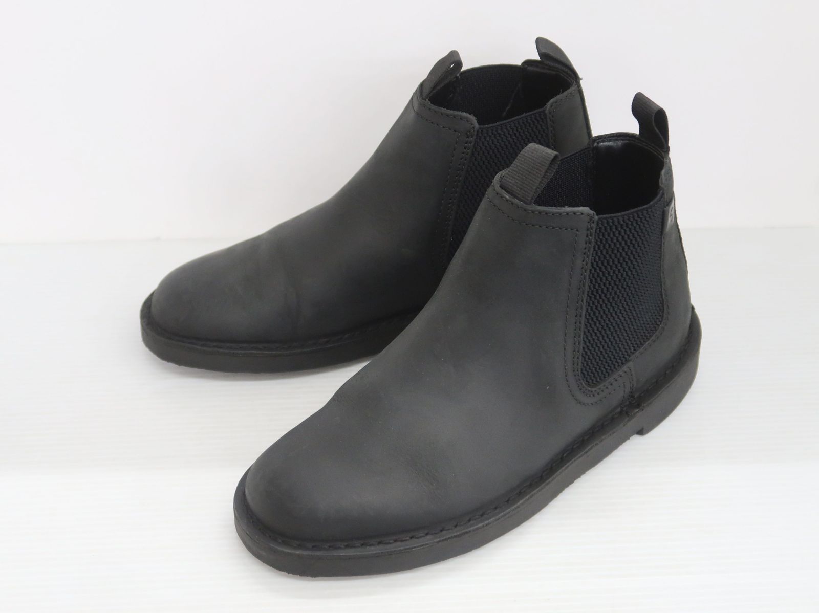 Clarks クラークス サイドゴアブーツ Shepton Easy シェプトン イージー 26179406 レザー チェルシーブーツ UK7