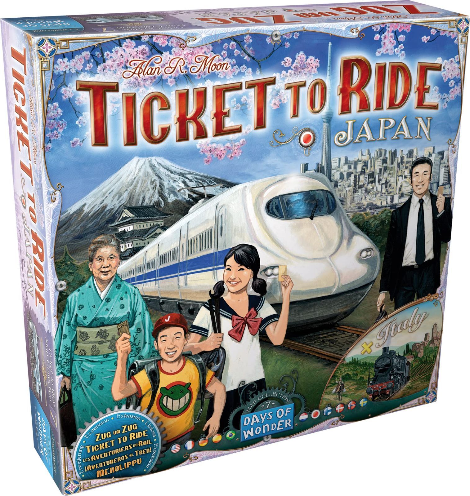 在庫処分 ホビージャパン チケット トゥ ライド拡張 日本|イタリアマップ 多言語版 2-5人用 30-60分 8才以上向け ボードゲーム