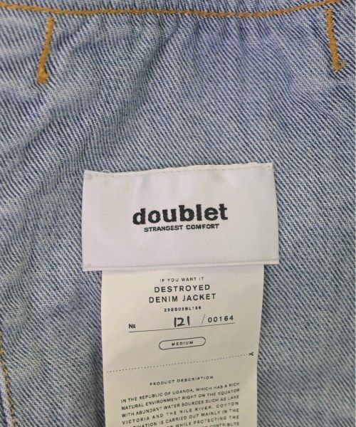 Doublet デニムジャケット メンズ 【古着】【中古】【送料無料】