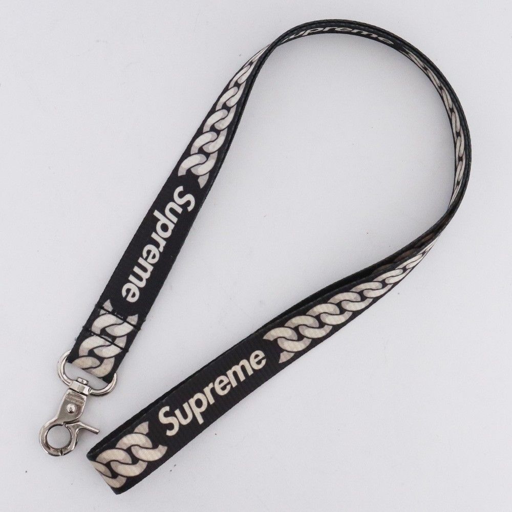 Supreme Cuban Links Lanyard Black SS22 | eBay