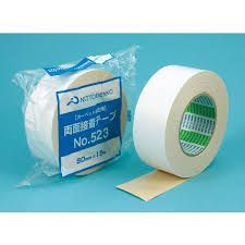 日東両面テープ 523 25ｍｍ×15ｍ 1ケース 60個入 現場 作業 事務作業 カーペット ポスター