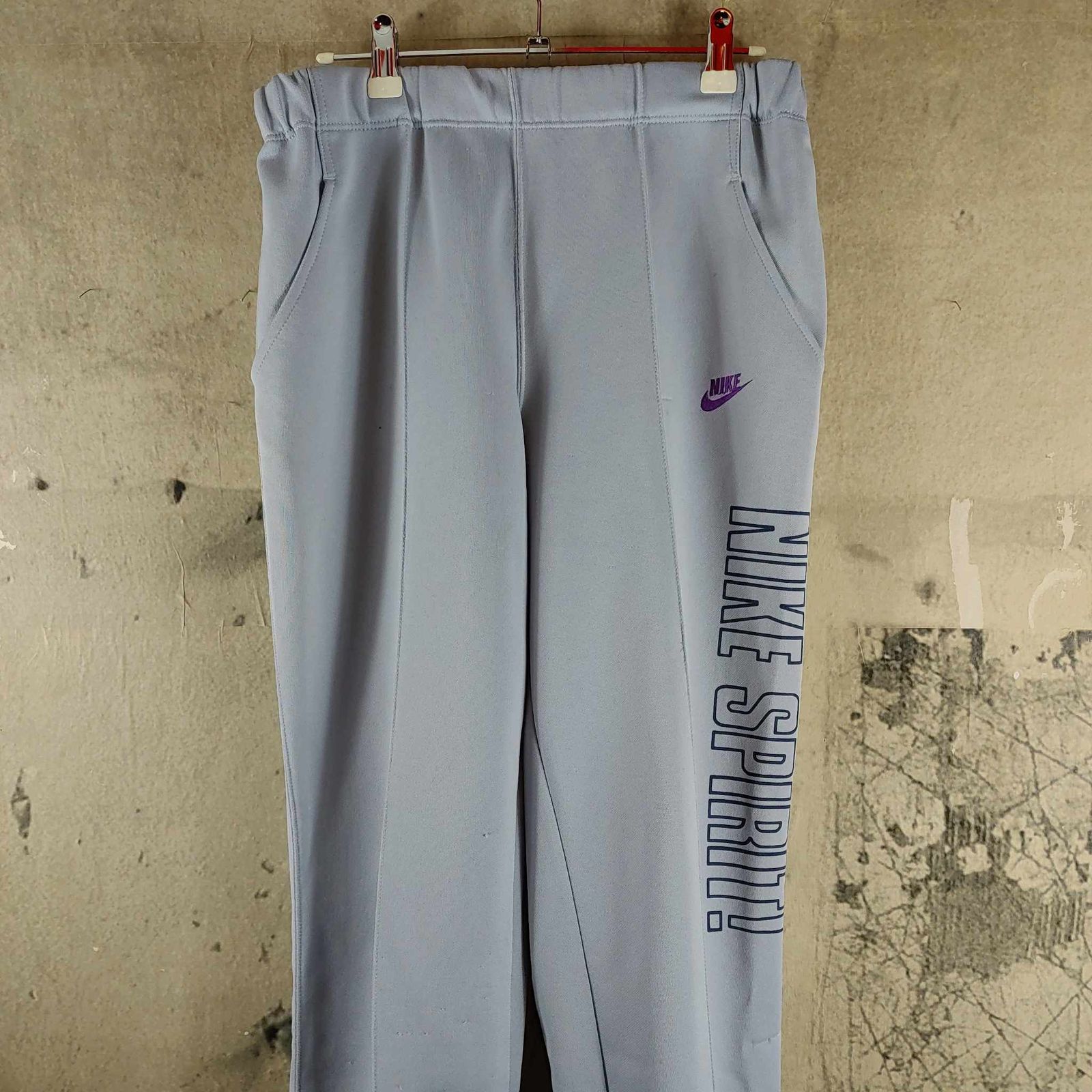 人気SALE新品80\'s nike nylon pants zip 紺タグ made in 台湾 パンツ