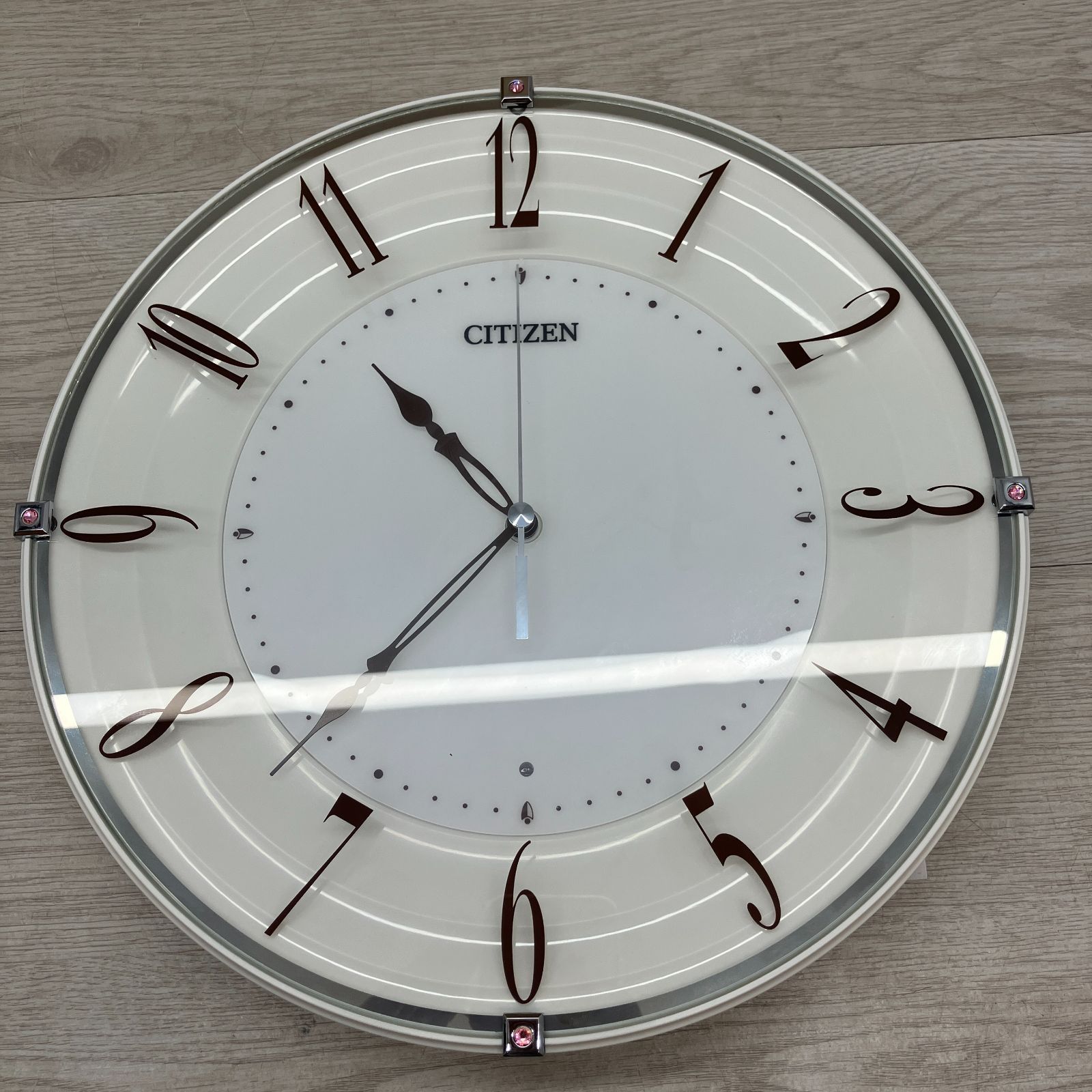 未使用・展示品】シチズン リズム時計 8MY556-006 壁掛け時計