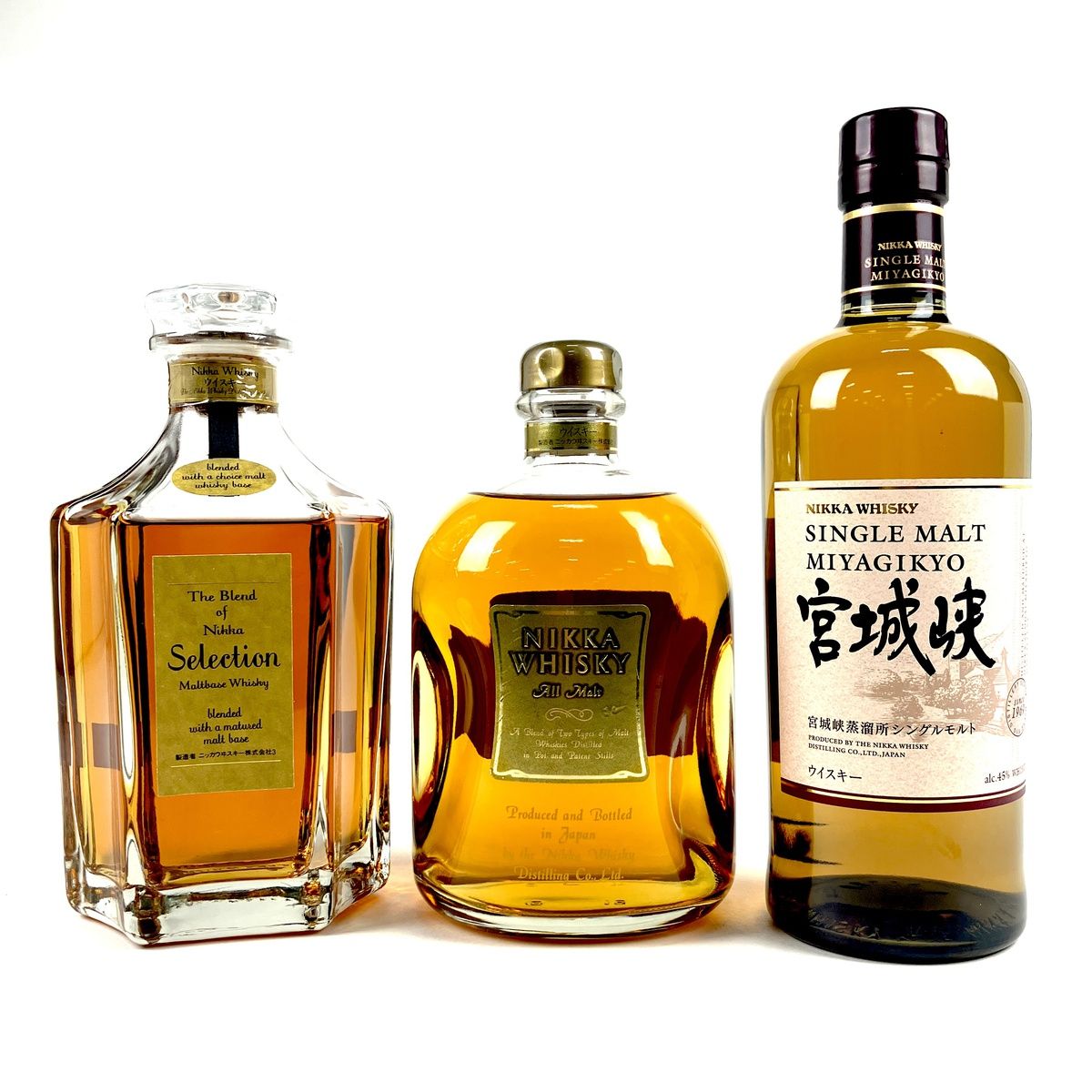 東京都内限定発送】 3本 ニッカ NIKKA ブレンドオブニッカ